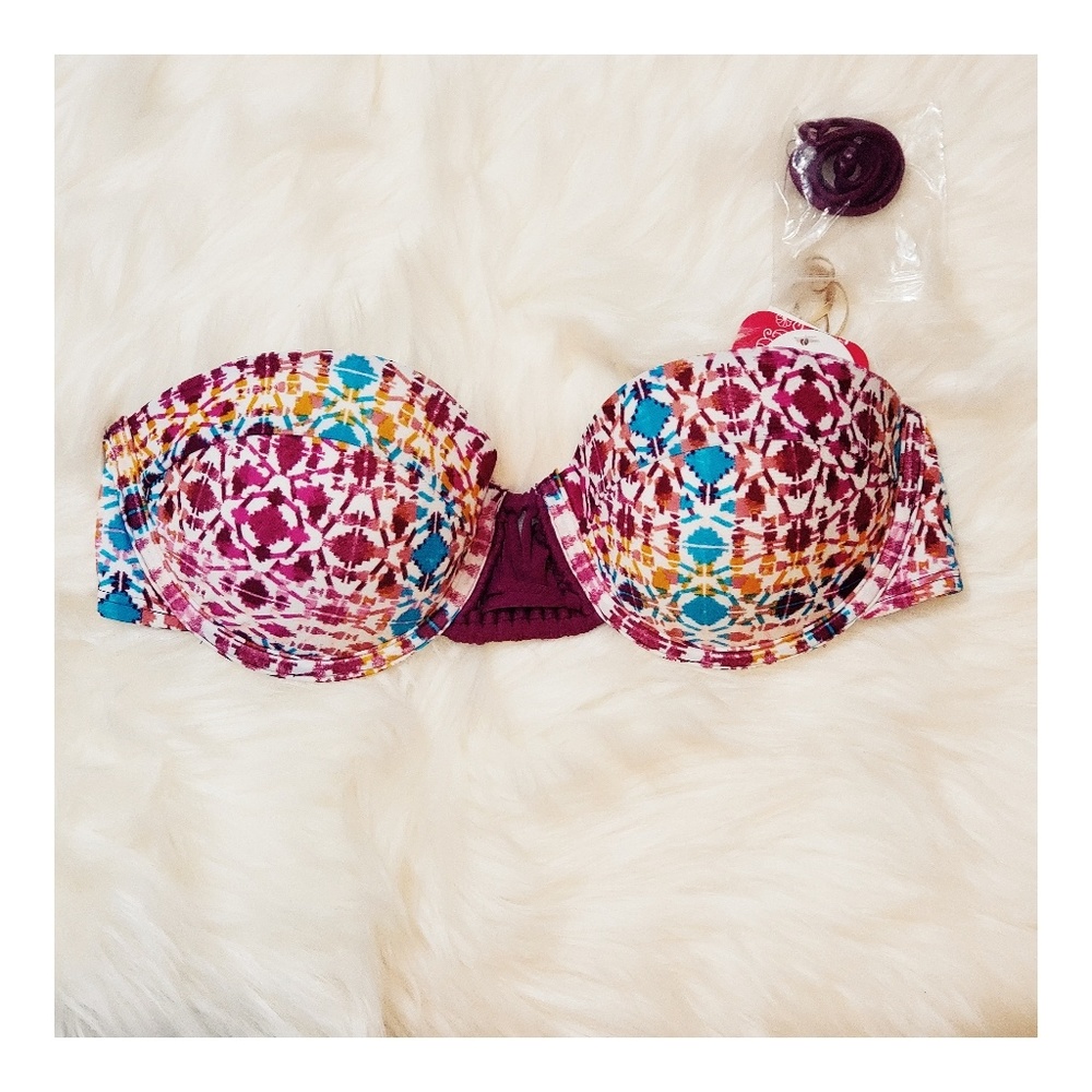 Multi Print Bikini Top